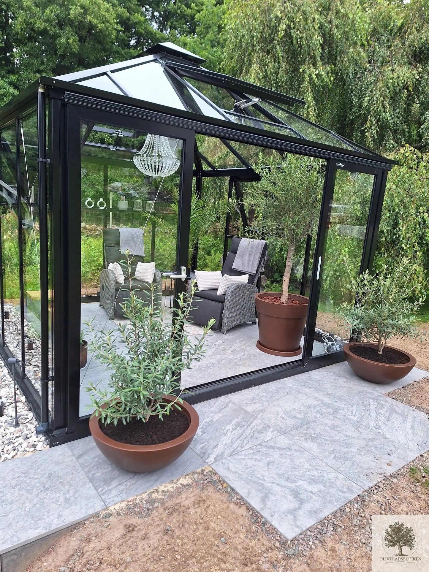 Stor krukke Lira - Diameter 55 cm Olivträdsbutiken