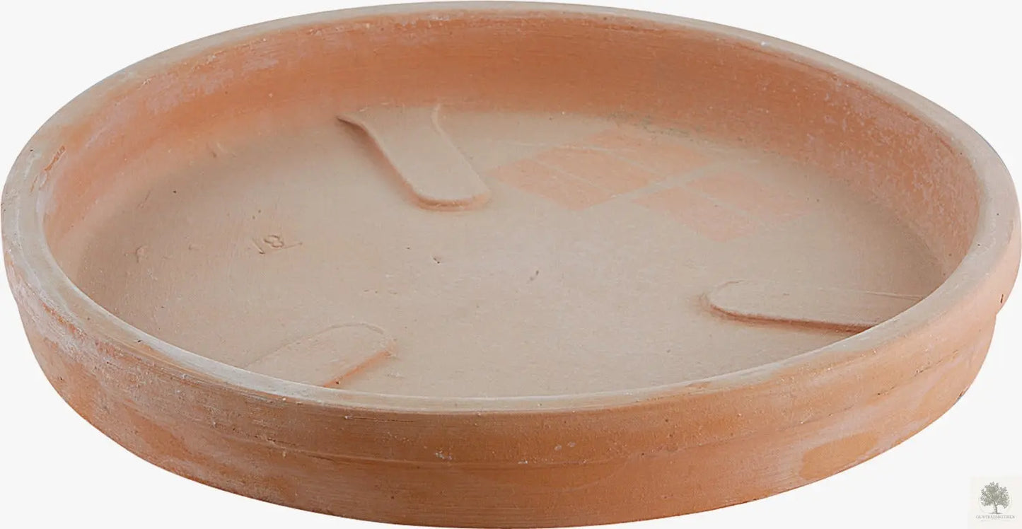 Underlägg kruka fat terrakotta 40-44 cm Olivträdsbutiken