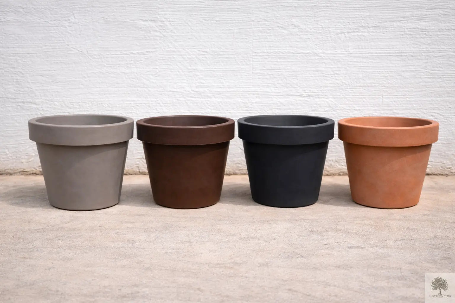 Stor pottelire - diameter 55 cm Olivtrebutikkenk