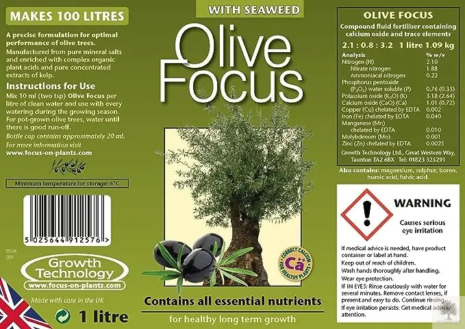 Næring til oliventreet - Olive focus Olivträdsbutiken