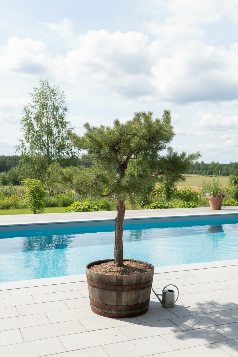 Barrträd i kruka - Pinus Silvestris Watereri - 1,8 m