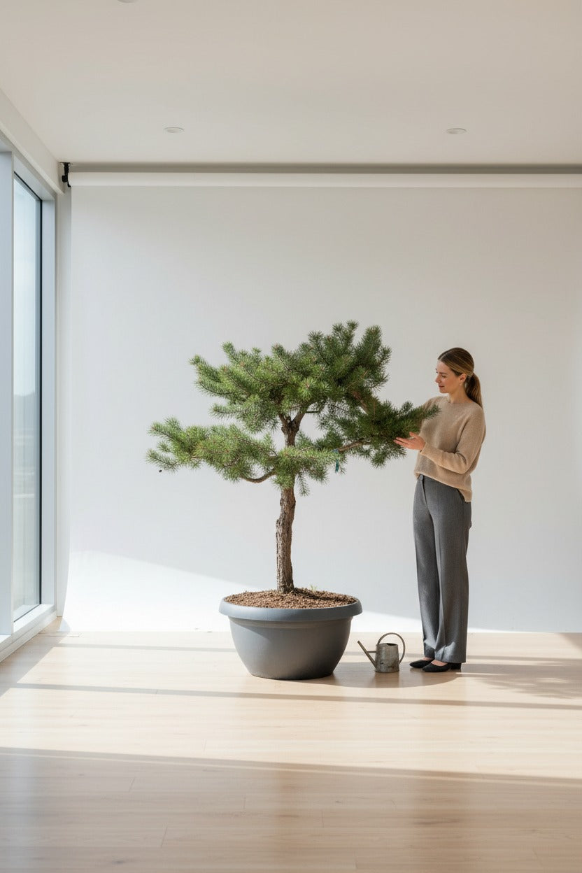 Barrträd i kruka - Pinus Silvestris Watereri - 1,8 m