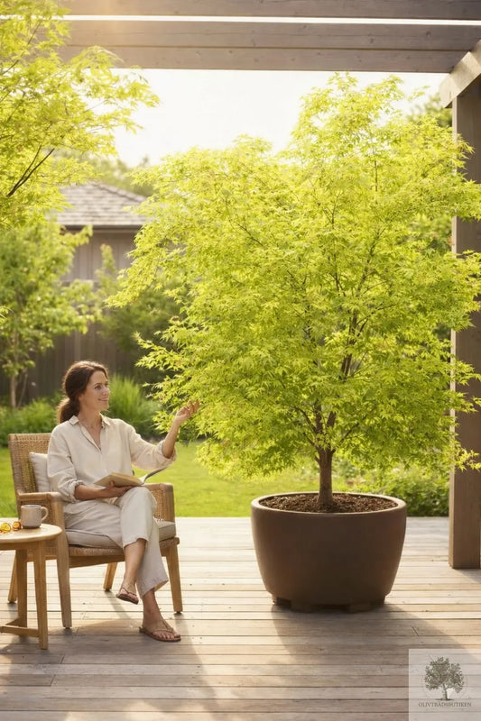 Japansk lönn grön - stort exemplar - Acer palmatum "Limelight" - 220 cm