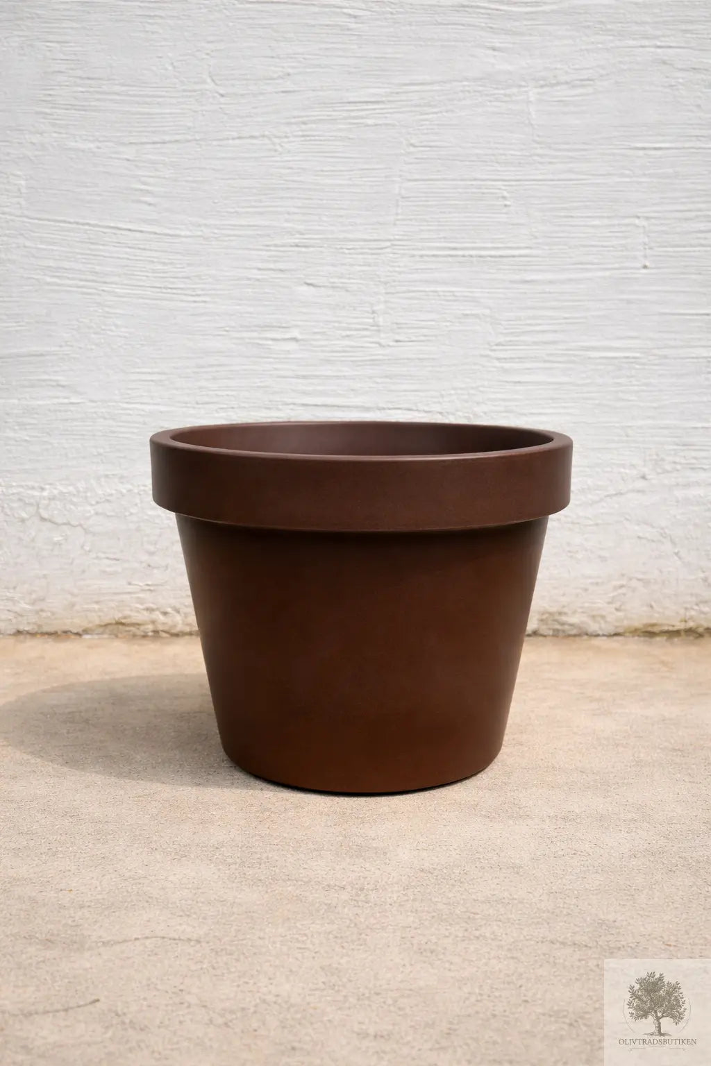 Stor pottelire - diameter 55 cm Olivtrebutikkenk