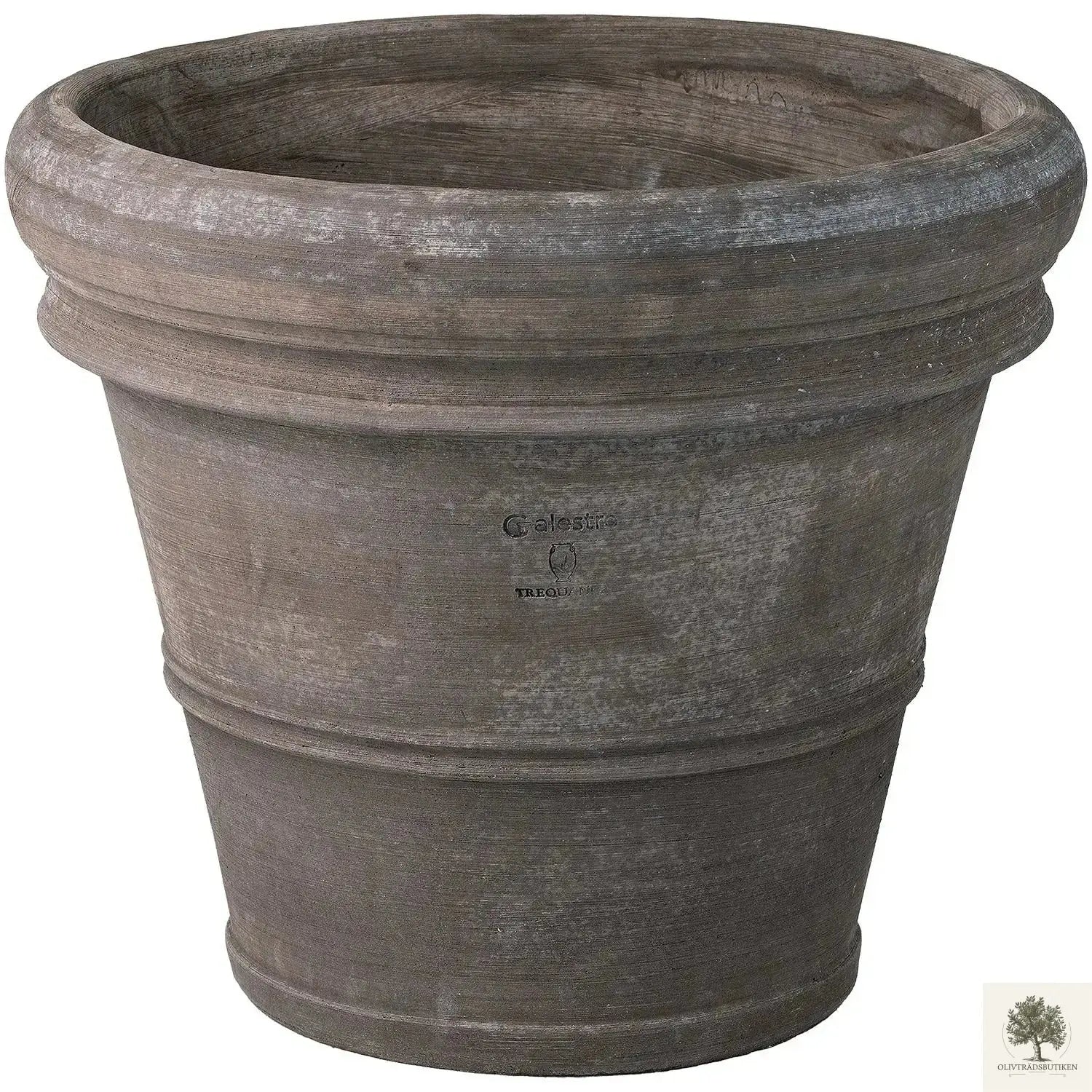 Kruka Terrakotta Grå - Toscana -  70 cm diameter - 58 cm höjd Olivträdsbutiken