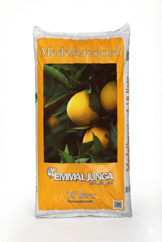 Medelhavsjord för olivträd 18 l.