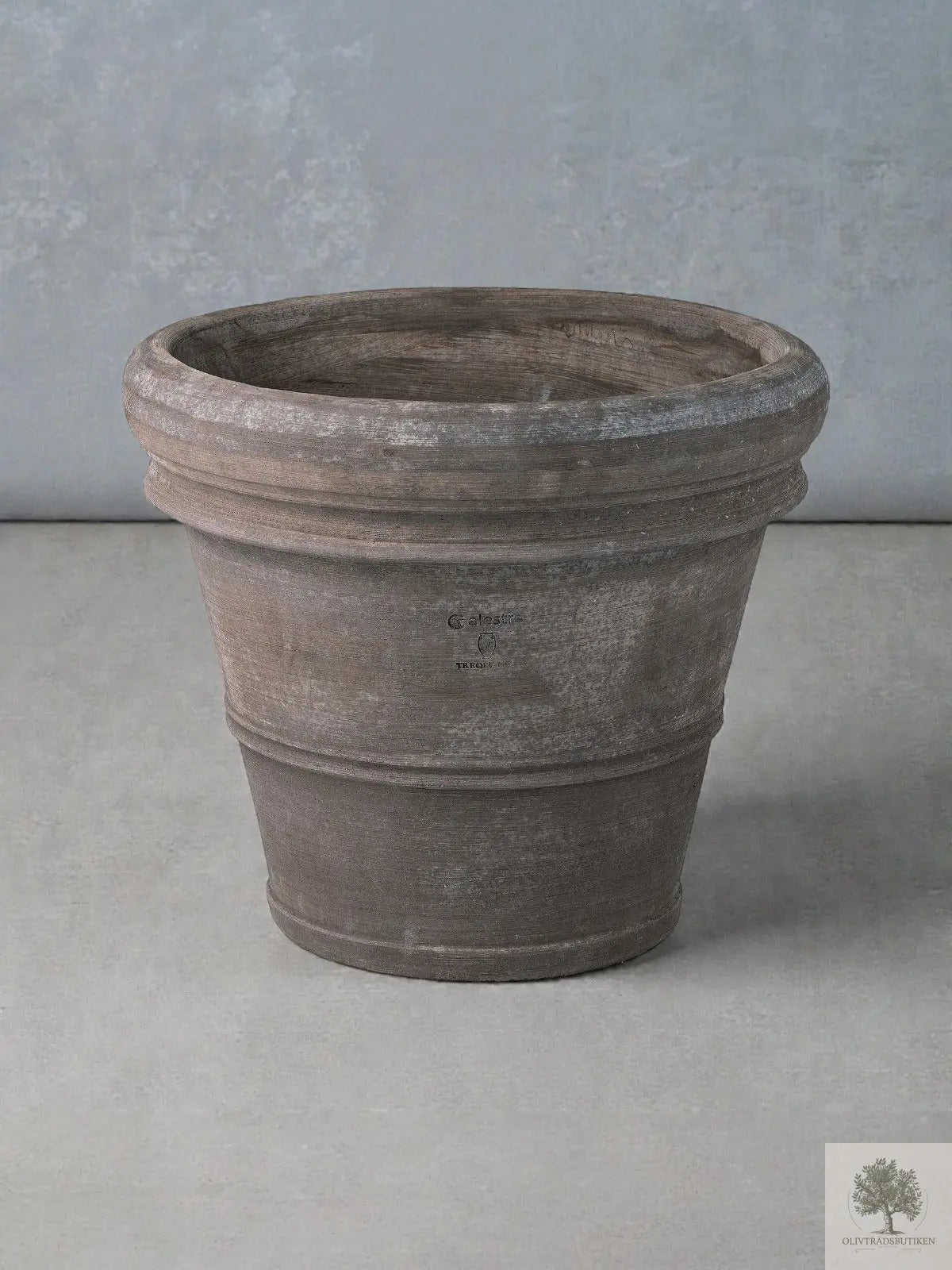 Kruka Terrakotta Grå - Toscana -  70 cm diameter - 58 cm höjd Olivträdsbutiken